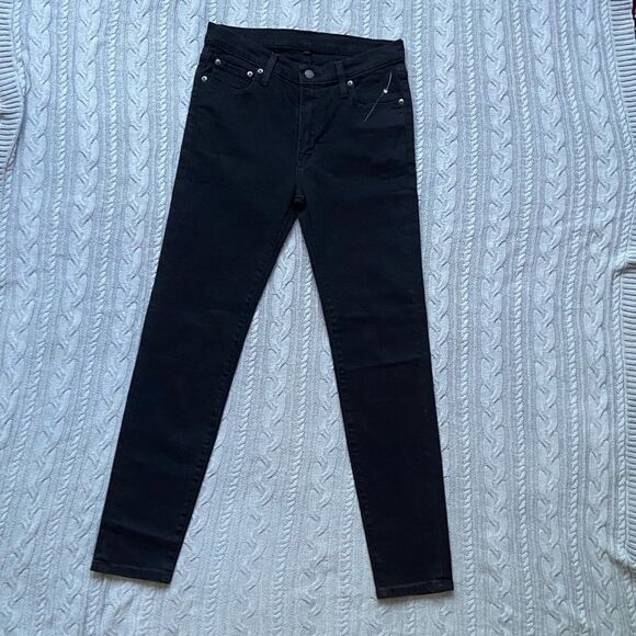 FRYE Addie Street Style Midnight Black Mid Rise Skinny Jeans - Picture 9 of 12